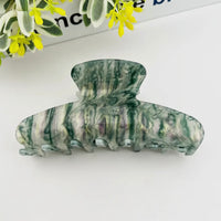 Green Iridescent Ink Style Hair Clip
