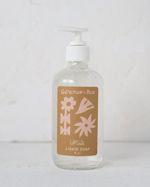 URSA - Geranium & Rose Liquid Soap