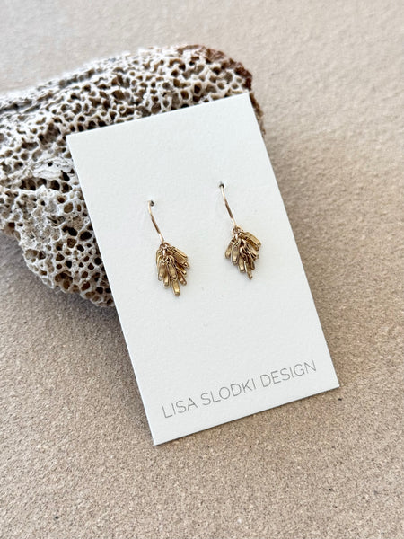 Lisa Slodki - Flame Earrings - Gold Fill