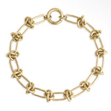 Knotted Chain Statement Bracelet