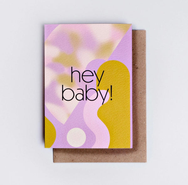 “Hey Baby!” Greeting Card