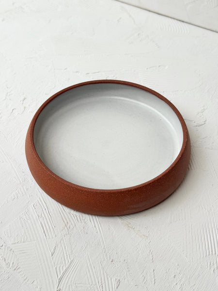 H. Berg Ceramics - White Beveled Bowl