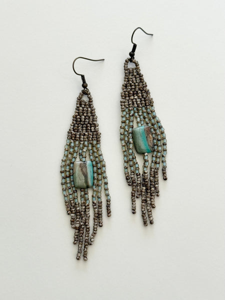 Wearable Heirlooms - Beaded Earrings 17