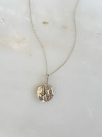 Lauren Landa - Milky Sapphire + Moonstone Medallion Pendant Necklace