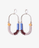 Michelle Starbuck Designs - Balance Earrings - Silver, Yellow Jasper, Periwinkle, Oxblood, Amethyst