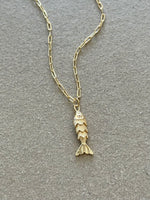 Golden Fish Necklace