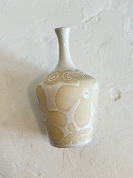 Hannah Schwane - Thin Neck Floral Vase (STORE PICKUP ONLY)