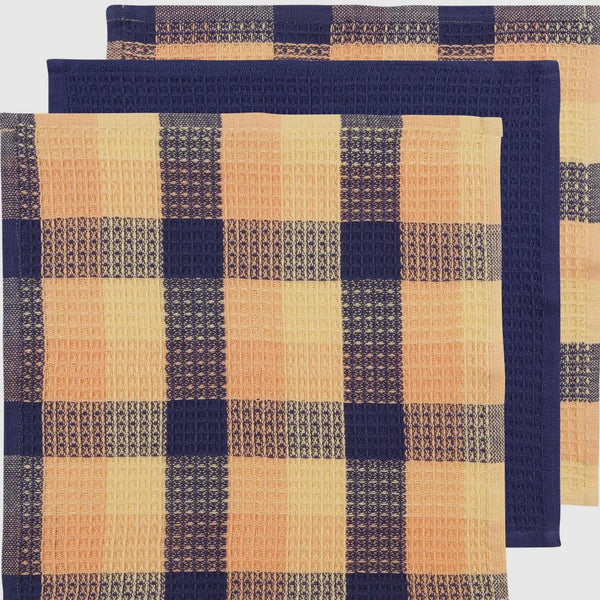 Dusk Checkered Dish Cloths Set of 4