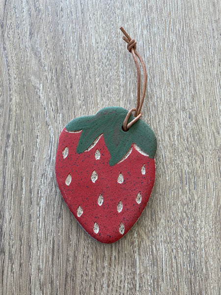 Wit and Co.- Strawberry Ornament