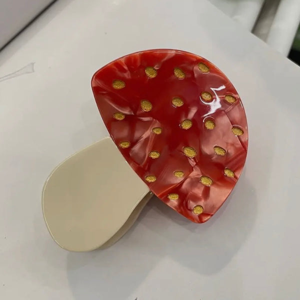 Mushroom Hair Clip