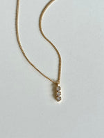 Triple Crystal Necklace