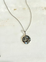 Lauren Landa - Milky Sapphire + Moonstone Medallion Pendant Necklace