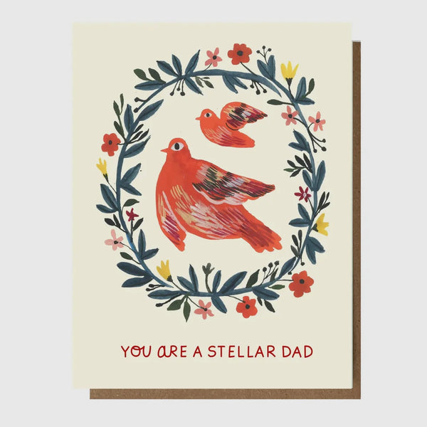 “You Are A Stellar Dad” Greeting Card