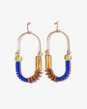 Michelle Starbuck Designs - Balance Earrings - Brass, Cobalt, Olive, Mocha, Topaz