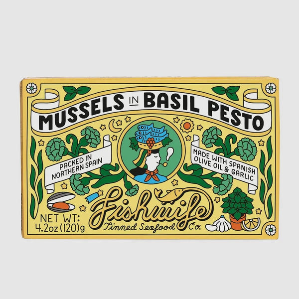Fishwife - Mussels in Basil Pesto