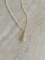 Triple Crystal Necklace
