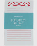 Red Bow Notepad