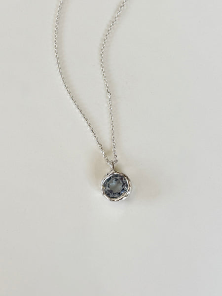 Lauren Landa - Aquamarine Sterling Pendant Necklace