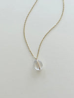 Lisa Slodki - Meridian Necklace - Gold Fill + Crystal Quartz