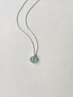 Lisa Slodki - Meridian Necklace - Sterling Silver + Aquamarine