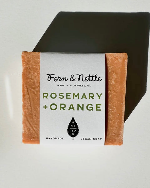 Fern and Nettle - Vegan Soap - Rosemary + Orange