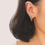 Interlocking Link Earrings