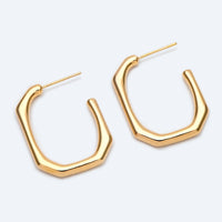 U Shape Geometric Hoop Earrings