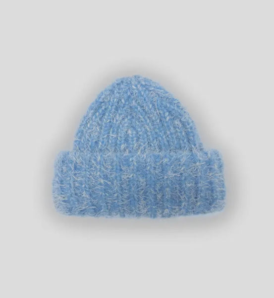 Chunky Knit Hat - Blue
