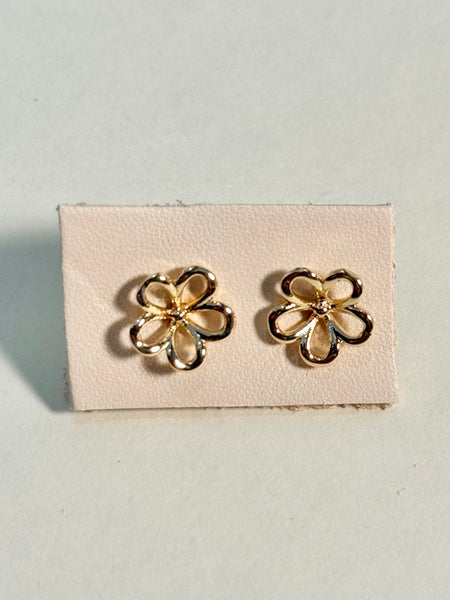 Flower Cutout Stud Earrings