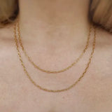 18k Gold Fill Cable Link Chain 2.5mm