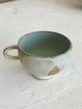 Sounder House - Brushed White Pedestal Coffee Mug