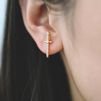 Dagger Stud Earrings