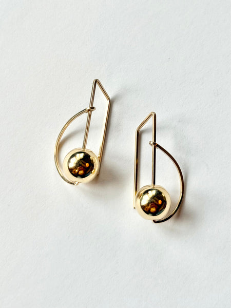 Lisa Slodki - Gold Fill Orbit Earrings