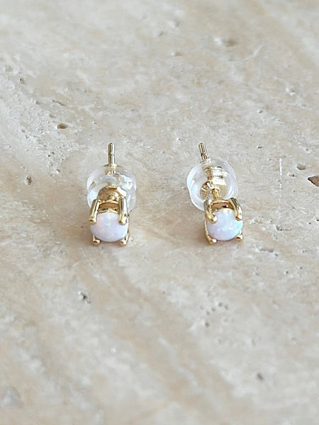 Opal Stud Earrings