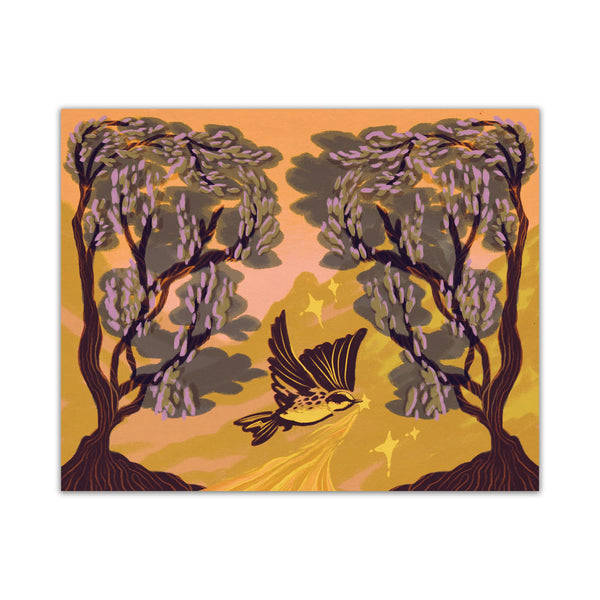 Tender Loving Empire - Western Meadowlark Stars Print 8x10”