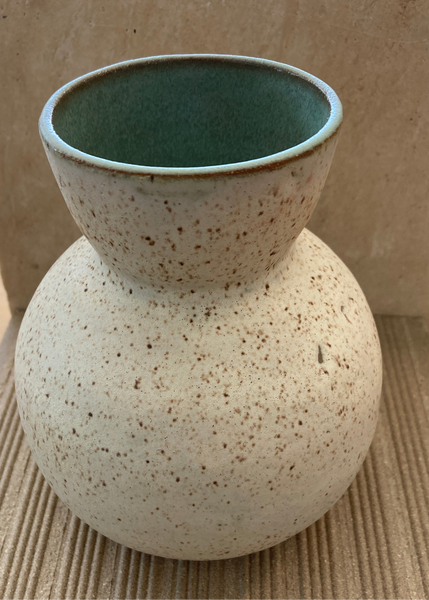 Sounder House - Medium Speckled Bulb Vase