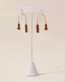 Michelle Starbuck Designs - Composition Swing Earrings - Mocha