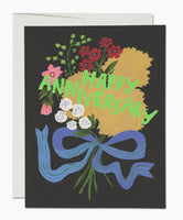 “Happy Anniversary” Bouquet Greeting Card