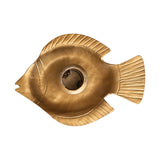 Metal Fish Taper Candle Holder