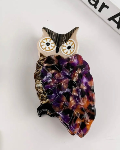 Owl Hair Clip