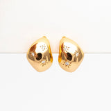 Chunky Gold Star Ear Hugger Earrings