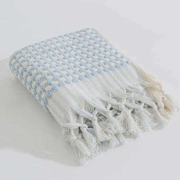 Bubble Hand Towel - Light Blue