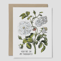 “You’re In My Thoughts” Sympathy Greeting Card
