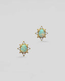 Perimade - Opal + Crystal Star Stud Earrings