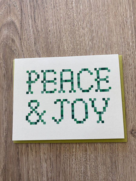 Wit and Co. - Peace and Joy Holiday Greeting Card