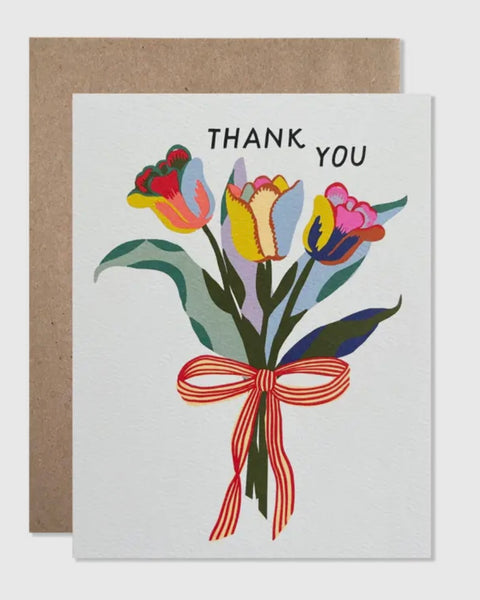 “Thank You” Tulips Greeting Card