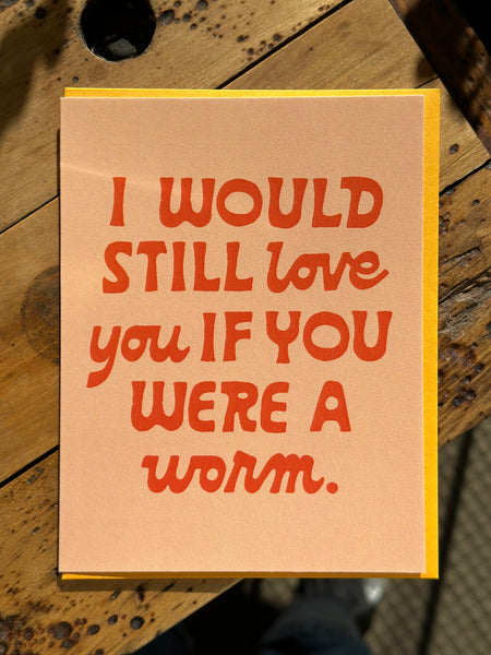 Wit and Co. - “Worm” Greeting Card