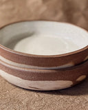 Olivia Snow Ceramics - Brown/ White Marbled Bowl