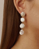 Flânerie - Héloïse Large Pearl Drop Earrings