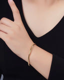 Gold Fill Simple Cuff Bracelet